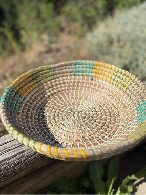 Yeahii  Boho Hand Woven Seagrass Hanging Basket